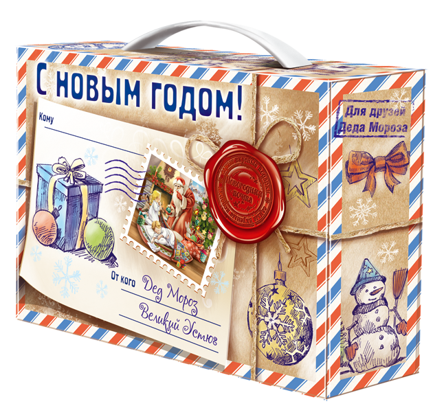 сладкий новогодний подарок Посылка-мини 