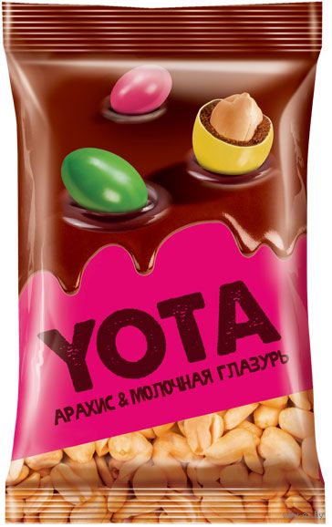 Yota, драже арахис в молочно-шоколадной глазури (КДВ)